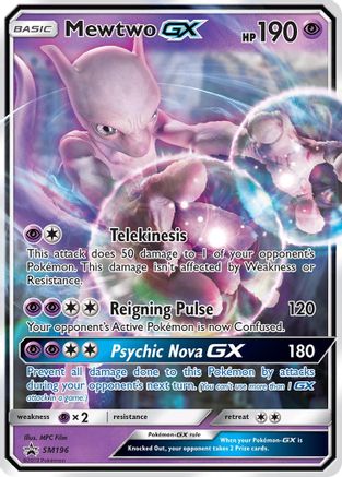 Mewtwo GX (SM196/248) - SM Promos Holofoil