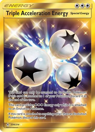 Triple Acceleration Energy (Secret) (234/214) - SM  Unbroken Bonds Holofoil