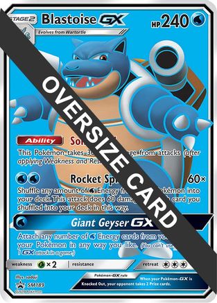 Blastoise GX (Black Star Promos) (SM189) - Jumbo Cards Holofoil