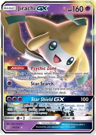 Jirachi GX (79/236) - SM Unified Minds Holofoil