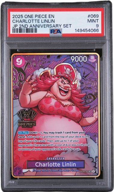 PSA 9 CHARLOTTE LINLIN JP 2ND ANNIVERSARY SET