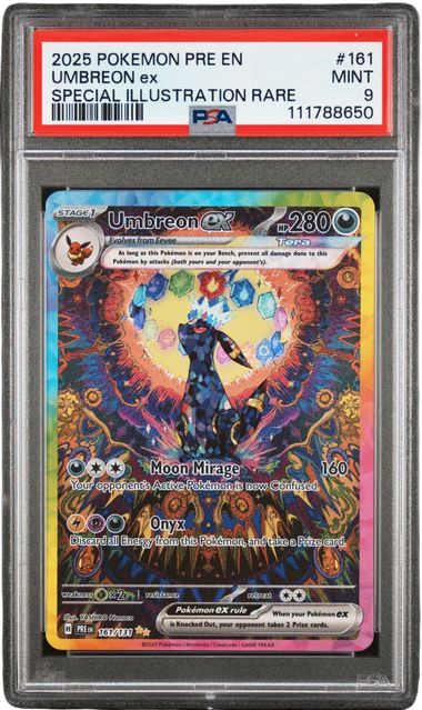 PSA 9 Umbreon Ex Prismatic Evolutions