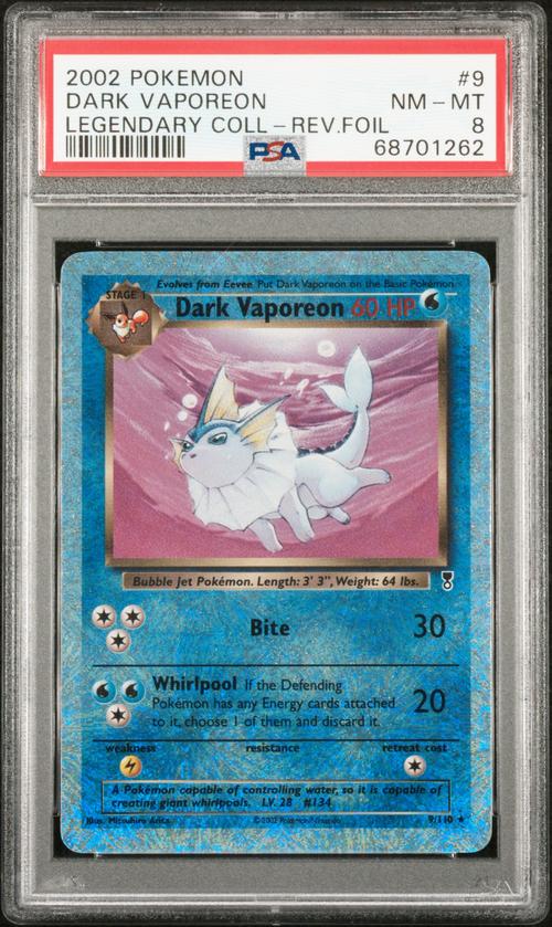 vaporeon pokemon card 1995 Light Vaporeon main image 1