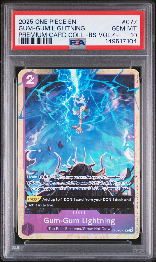 PSA Card Front