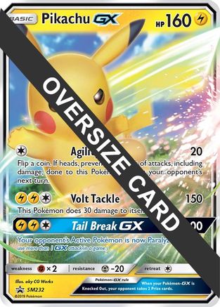 Pikachu GX (SM232) - Jumbo Cards Holofoil