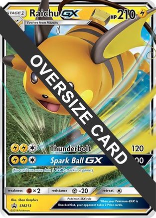 Raichu GX (SM213) - Jumbo Cards Holofoil