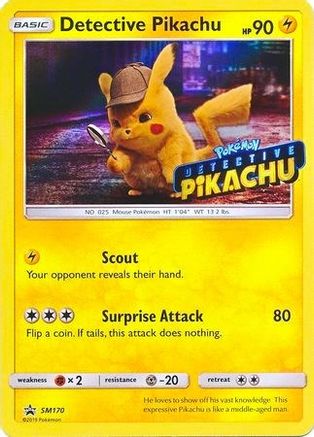 Detective Pikachu (Stamped) (SM170) - SM Promos Holofoil