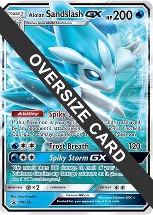 Alolan Sandslash GX (SM236) - Jumbo Cards Holofoil