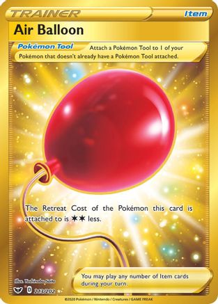 Air Balloon (Secret) (213/202) - SWSH01 Sword & Shield Base Set Holofoil