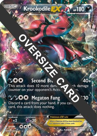 Krookodile EX (XY25) - Jumbo Cards Holofoil