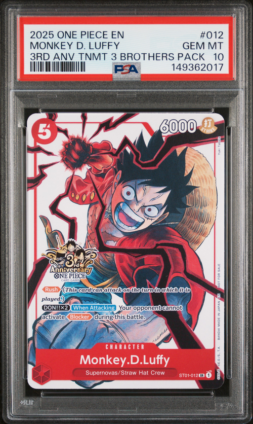 PSA Card Front