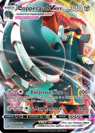 Copperajah VMAX (137/192) - SWSH02 Rebel Clash Holofoil