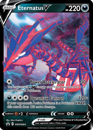Eternatus V (SWSH064/307) - SWSH Sword & Shield Promo Cards Holofoil