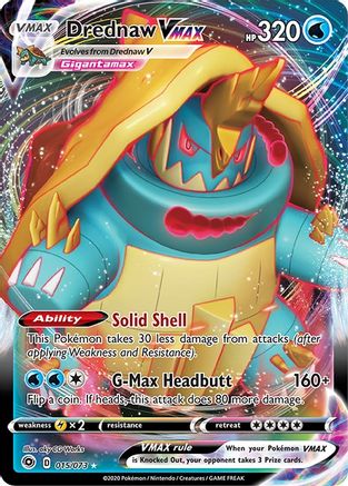 Drednaw VMAX (15/73) - Champions Path Holofoil