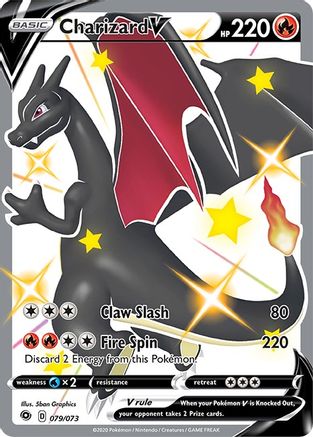 Charizard V (Secret) (79/73) - Champions Path Holofoil
