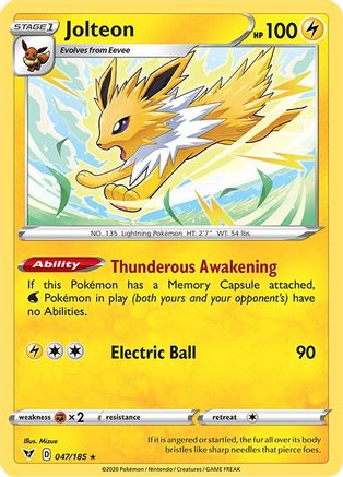 Jolteon (47/185) - SWSH04 Vivid Voltage