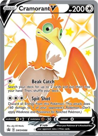 Cramorant V (SWSH086/307) - SWSH Sword & Shield Promo Cards Holofoil