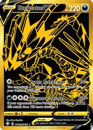 Eternatus V (SV121/SV122) - Shining Fates Shiny Vault Holofoil