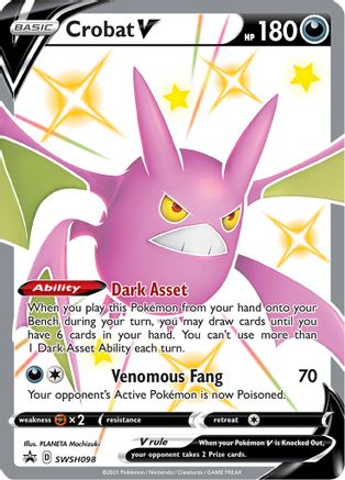 Crobat V (SWSH098/307) - SWSH Sword & Shield Promo Cards Holofoil
