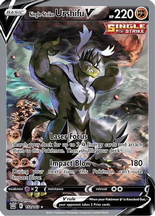 Single Strike Urshifu V (Alternate Full Art) (151/163) - SWSH05 Battle Styles Holofoil
