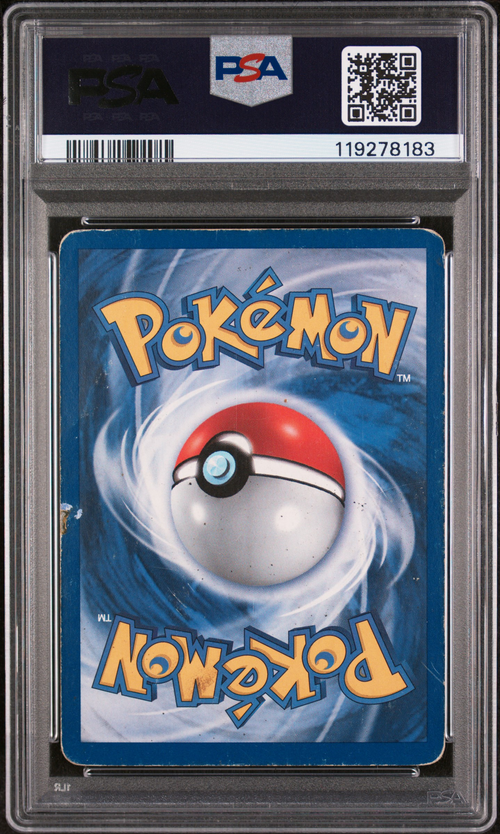 PSA Card Back