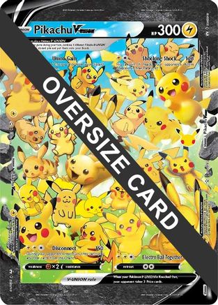 PikachuV-UNION ) - Jumbo Cards Holofoil
