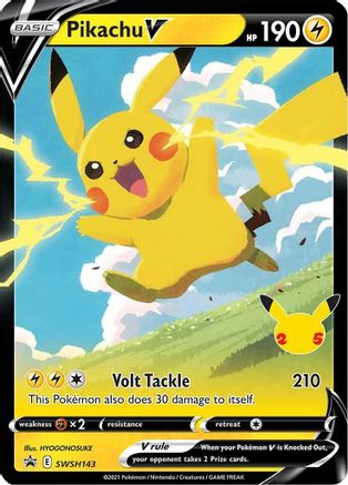 Pikachu V (SWSH143/307) - SWSH Sword & Shield Promo Cards Holofoil