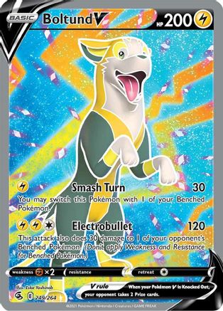 Boltund V (Full Art) (249/264) - SWSH08 Fusion Strike Holofoil