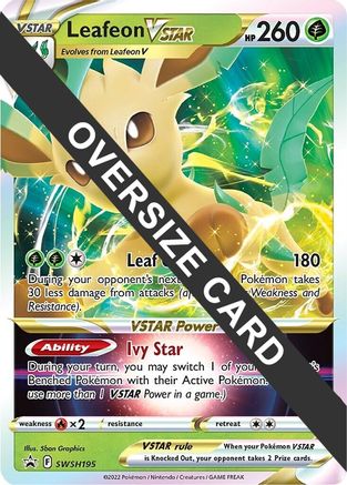 Leafeon VSTAR (SWSH195) - Jumbo Cards Holofoil