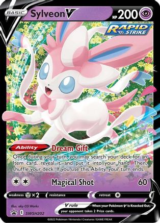 Sylveon V (SWSH202/307) - SWSH Sword & Shield Promo Cards Holofoil