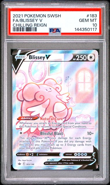 PSA 10 FA/BLISSEY V CHILLING REIGN