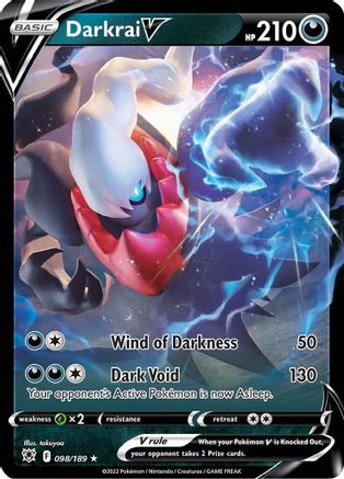 Darkrai V (98/189) - SWSH10 Astral Radiance Holofoil