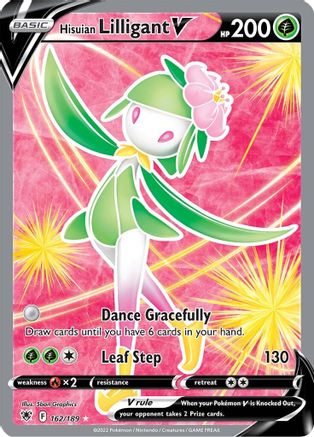 Hisuian Lilligant V (Full Art) (162/189) - SWSH10 Astral Radiance Holofoil