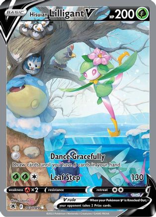 Hisuian Lilligant V (Alternate Full Art) (163/189) - SWSH10 Astral Radiance Holofoil