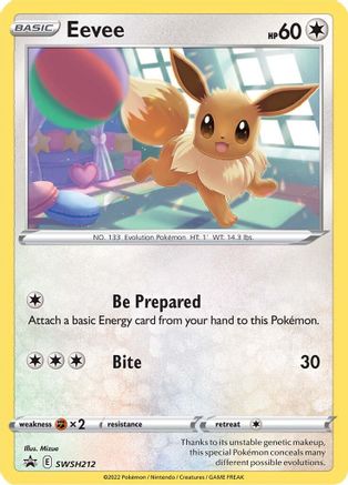 Eevee (SWSH212/307) - SWSH Sword & Shield Promo Cards Holofoil