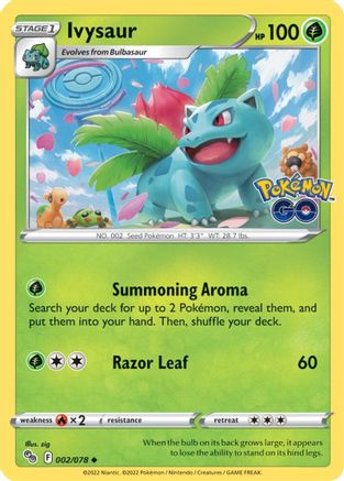Ivysaur (2/078) - Pokemon GO