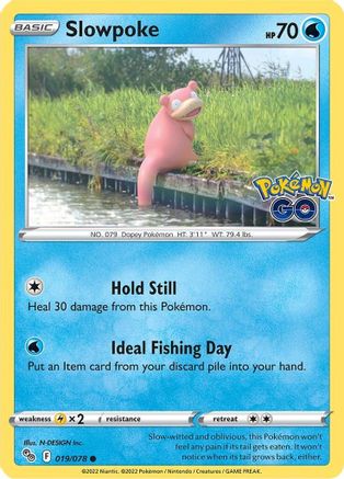 Slowpoke (19/078) - Pokemon GO Reverse Holofoil