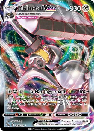 Melmetal VMAX (48/078) - Pokemon GO Holofoil