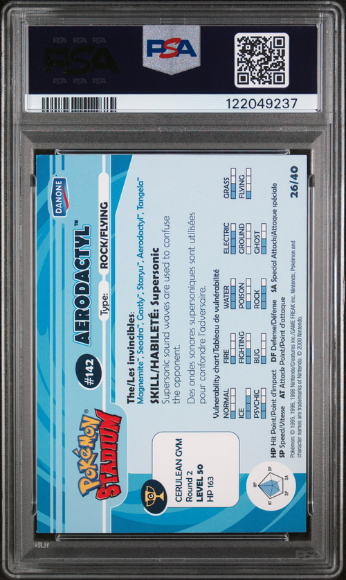 PSA Card Back