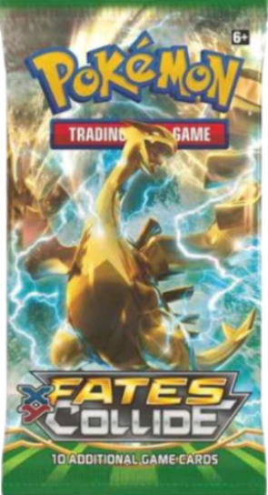 pokemon xy fates collide booster box TCG: Sealed and two Pokemon worlds join together in the Pokemon TCG XY 4 Four Packs Pokemon XY