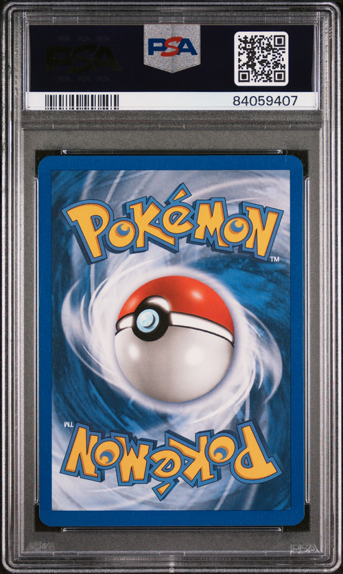 PSA Card Back