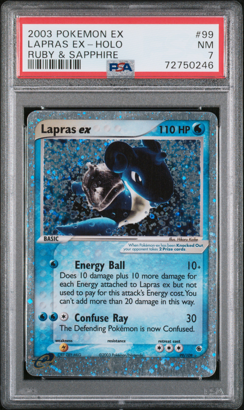 PSA 7 LAPRAS EX-HOLO RUBY & SAPPHIRE