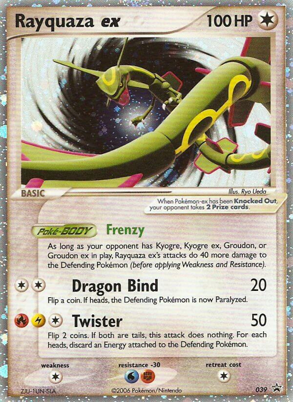 PSA 6Rayquaza ex #039 Nintendo Black Star Promo