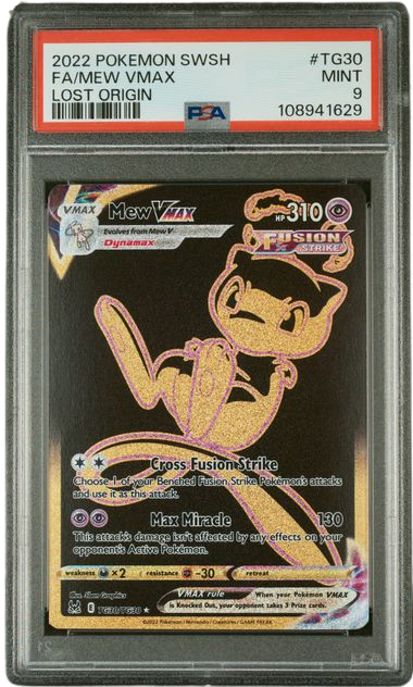 PSA 9 FA/MEW VMAX LOST ORIGIN