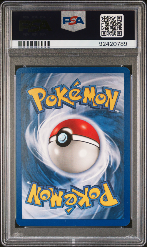 PSA Card Back