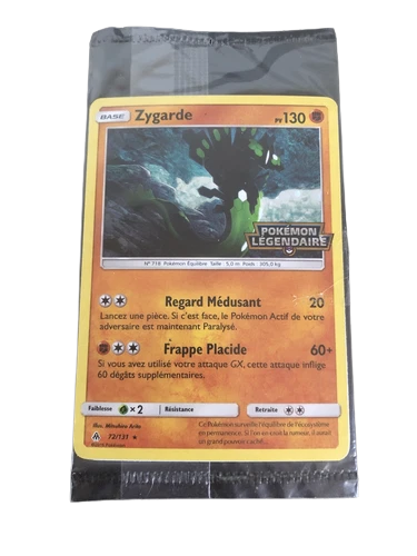 Zygarde 72/131 Pokémon Légendaire stamped Sealed (FR)