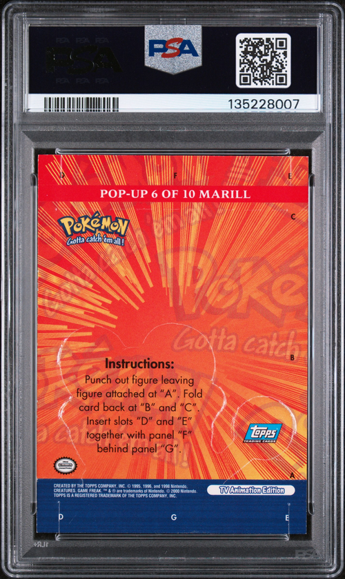 PSA Card Back