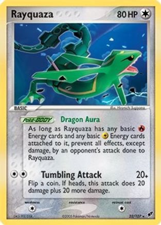 Rayquaza (22/107) - Deck Exclusives Holofoil