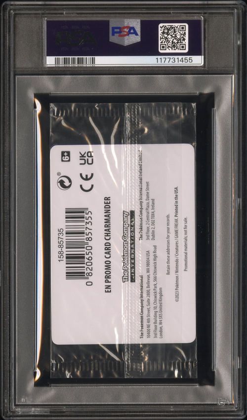 PSA Card Back