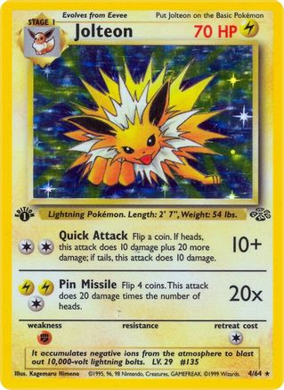 Jolteon (4/64) - Jungle Unlimited Holofoil